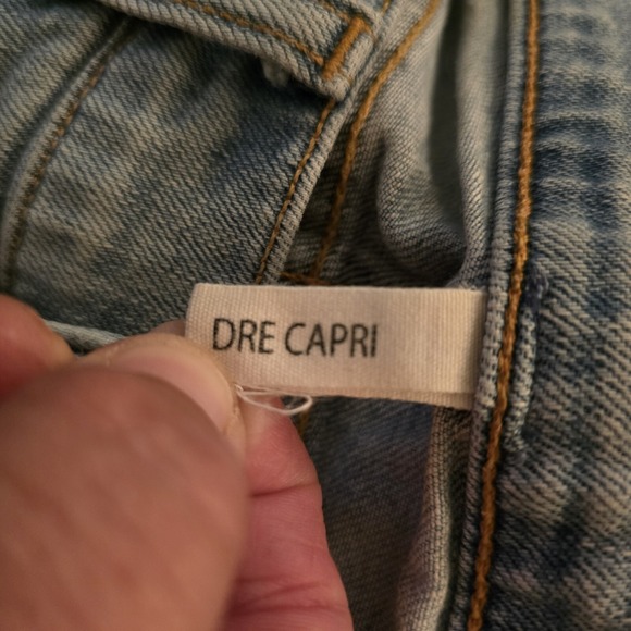 Rag And Bone Dre Capri Jeans Size 27 Made In USA Light Wash Destroyed Ruff... - Picture 6 of 10